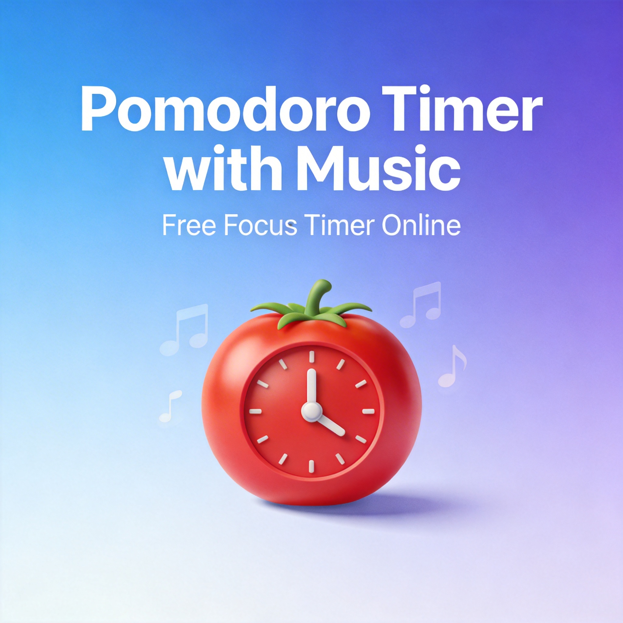 Pomodoro Timer with Music - Free Focus Timer Online
